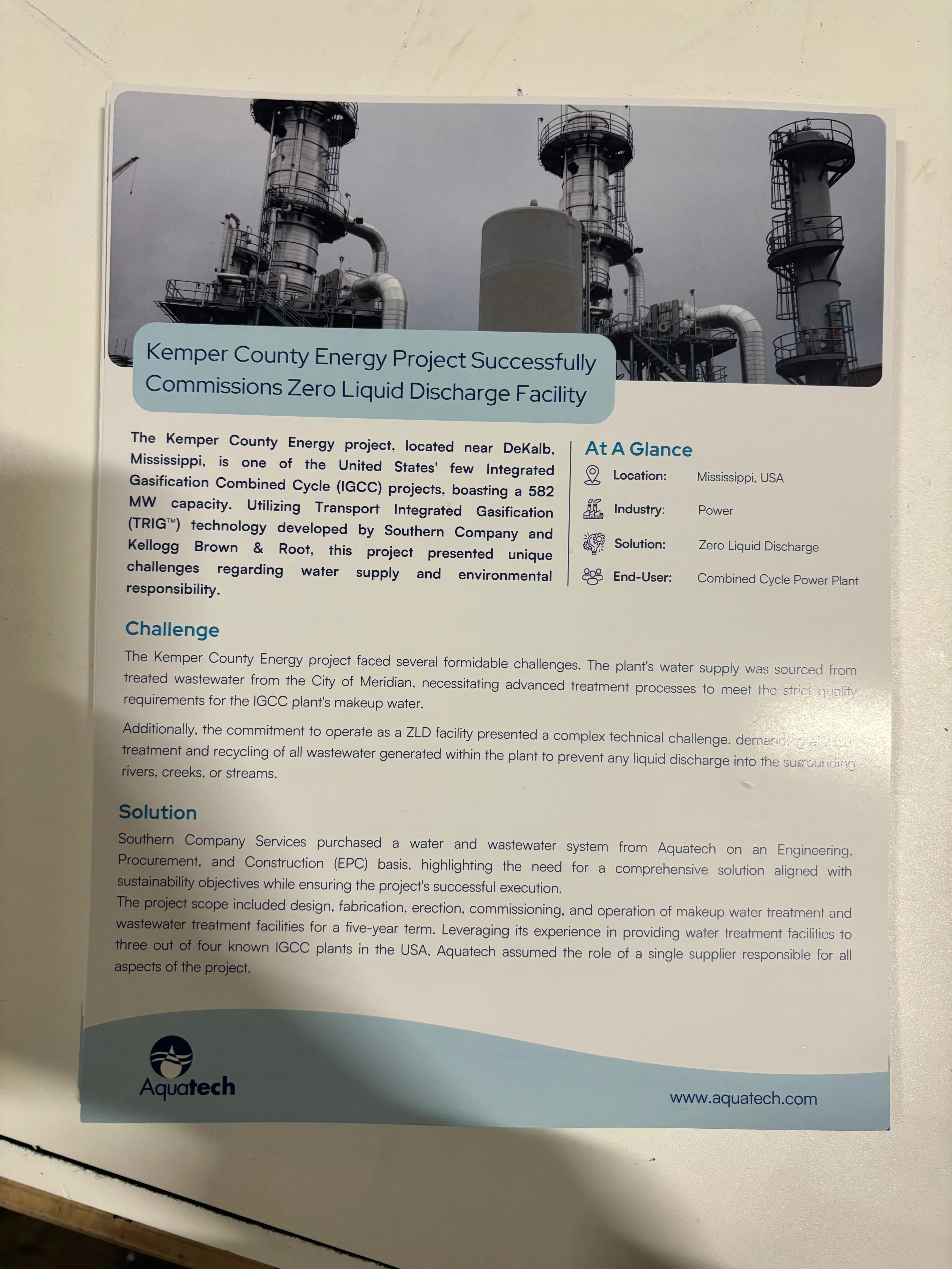 Kemper County Project Profile