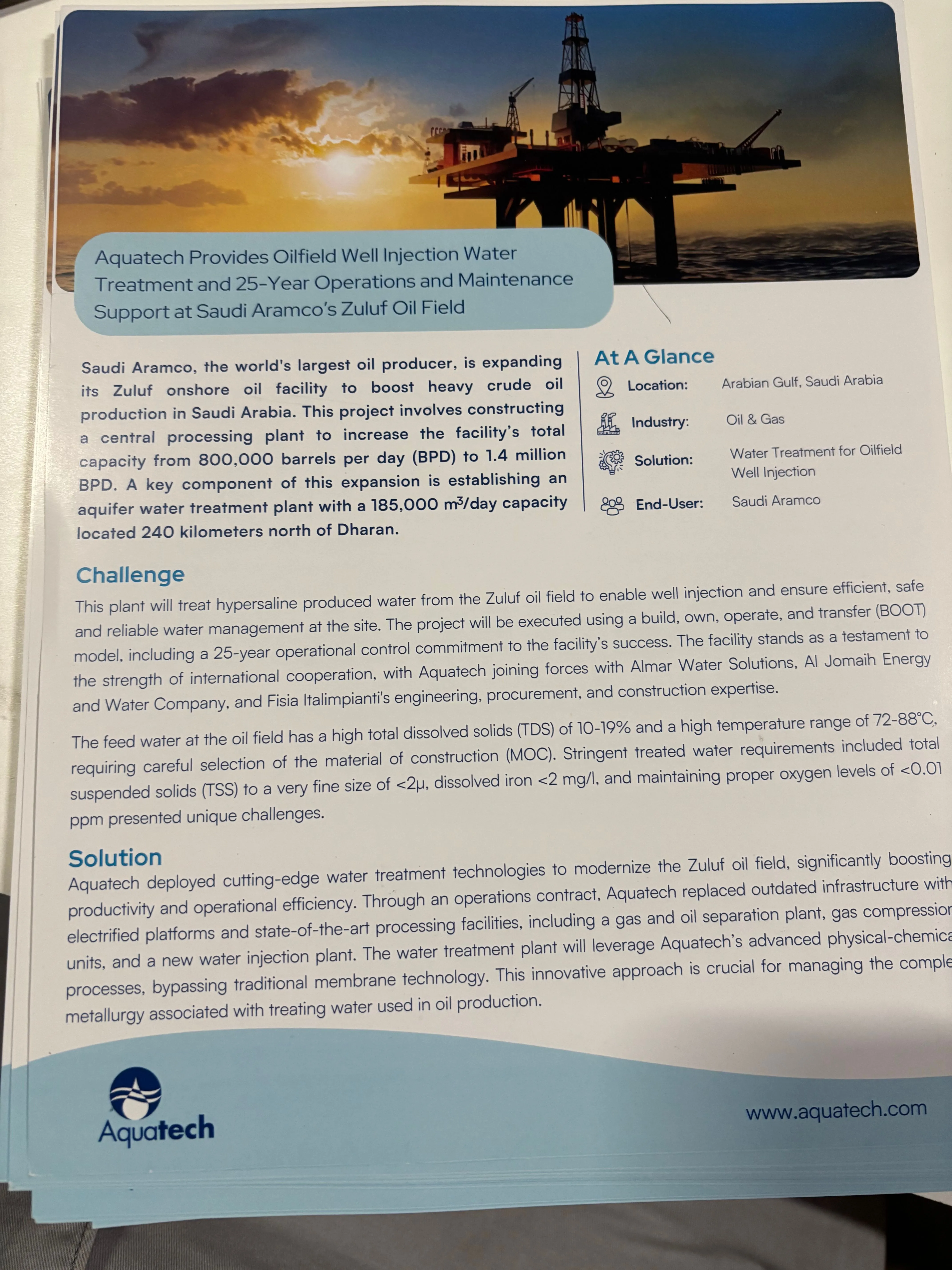 Zuluf Project Profile