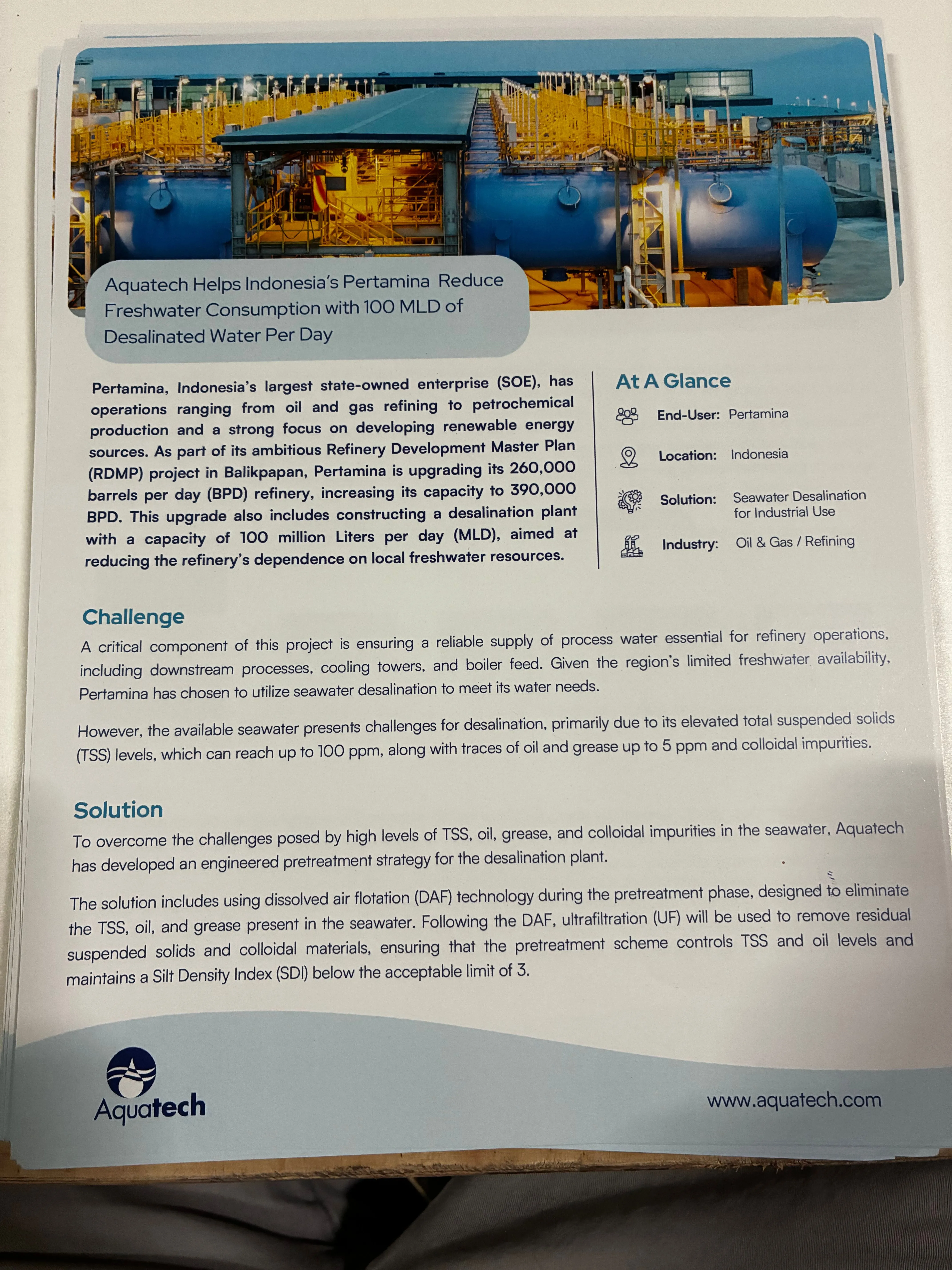 Pertamina Project Profile