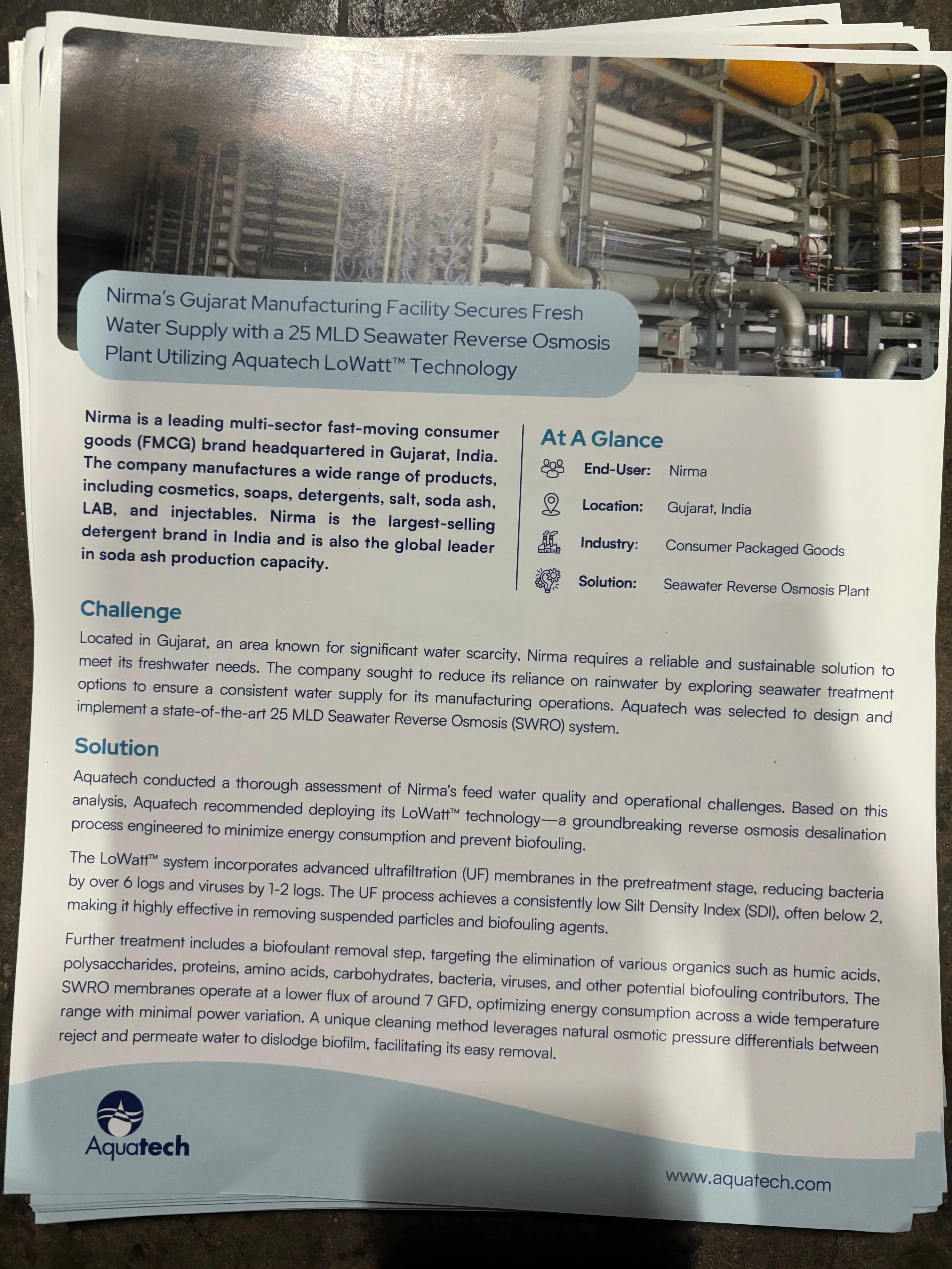Nirma Project Profile