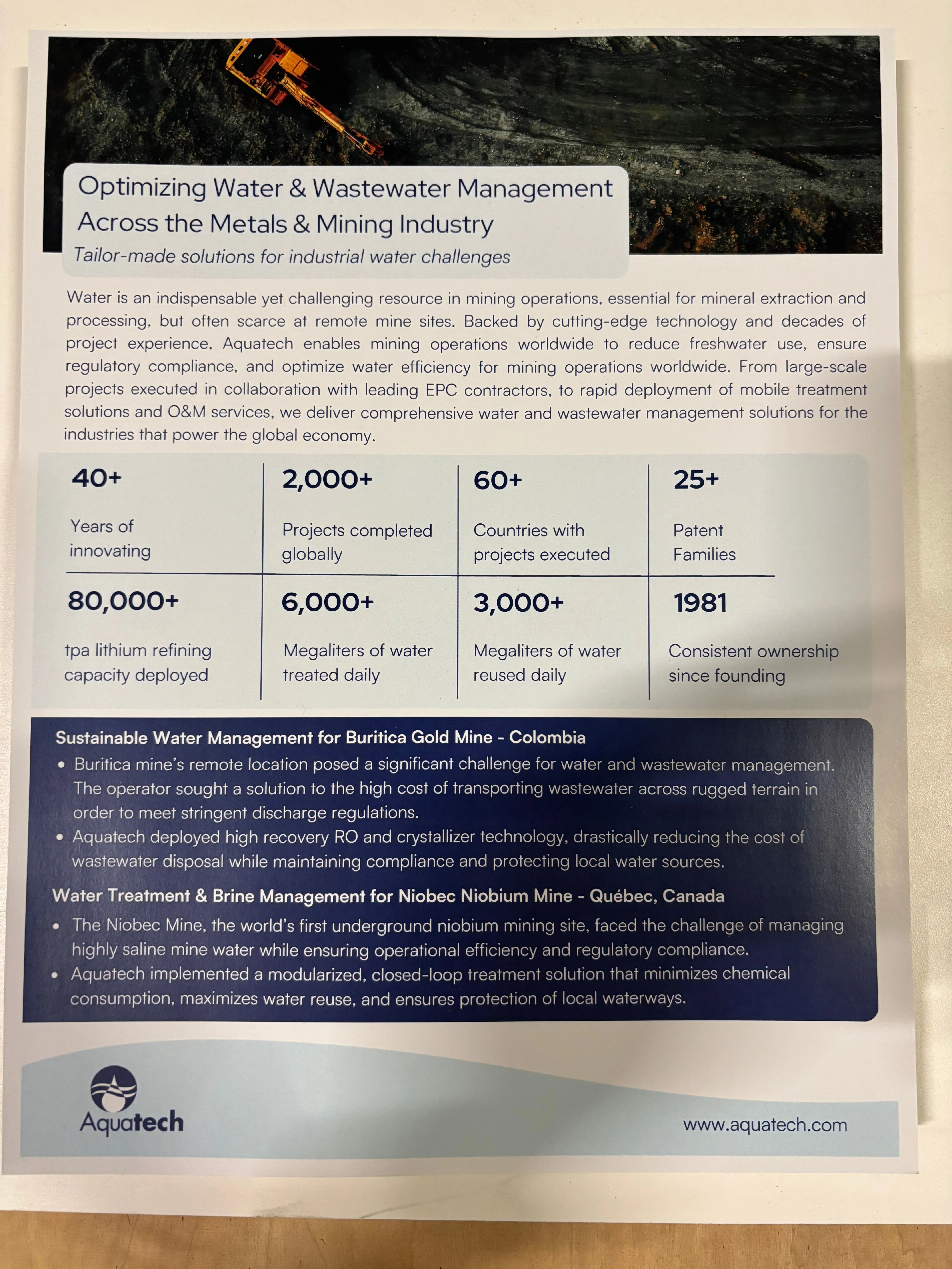 Metals & Mining One Pager