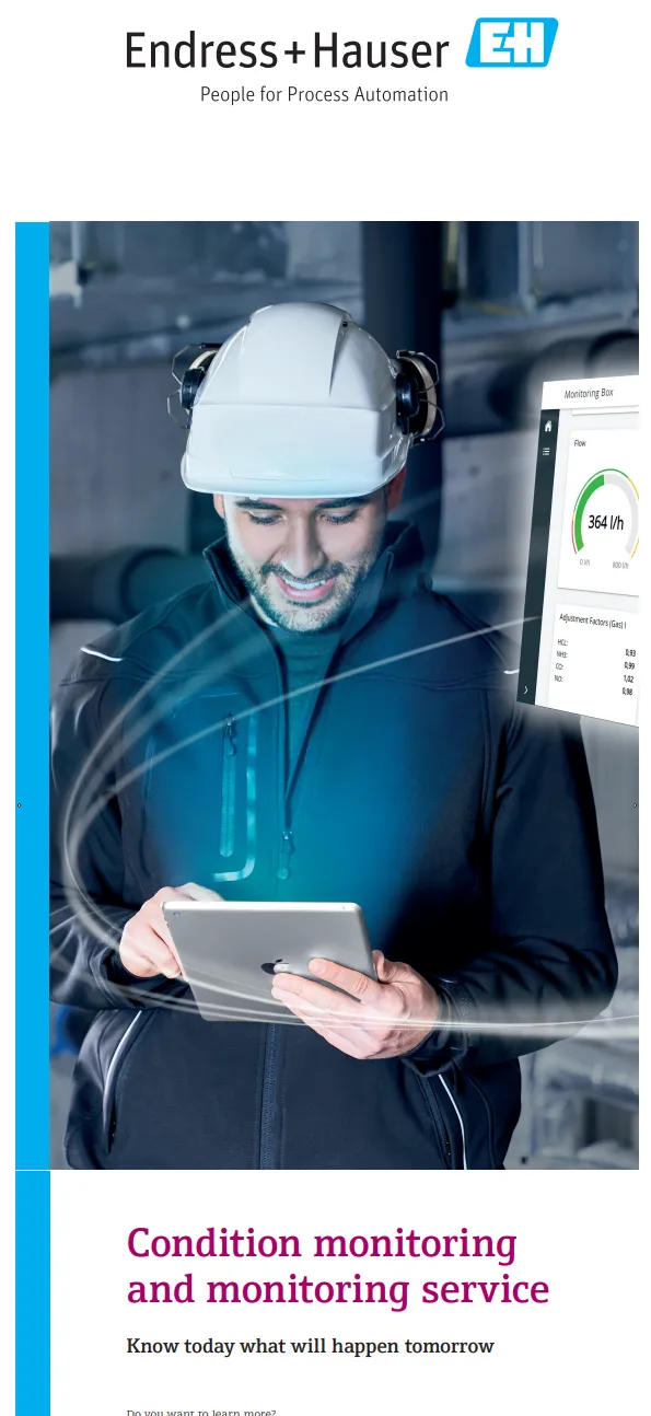 Condition monitoring and monitoring service Banner