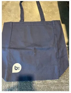 Navy Blue B dot bags