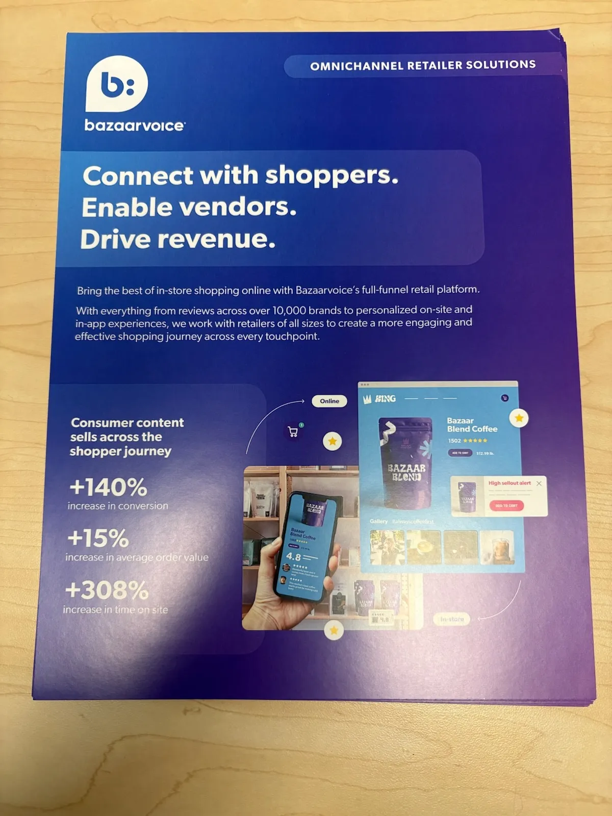 BV Connect with shoppers. Enable vendors. Drive revenue. Paper