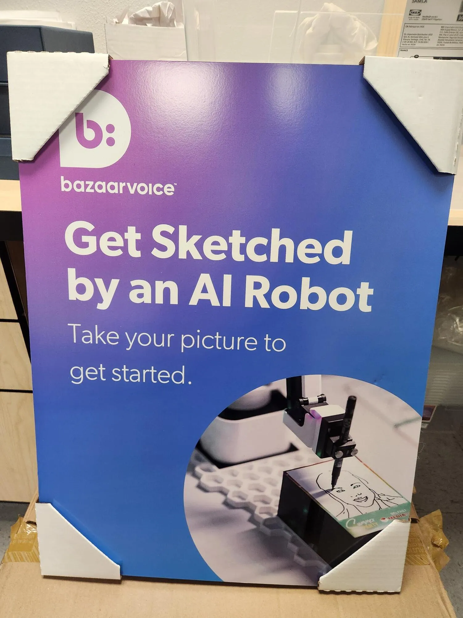 Bazaarvoice Get Sketched by an AI Robot 