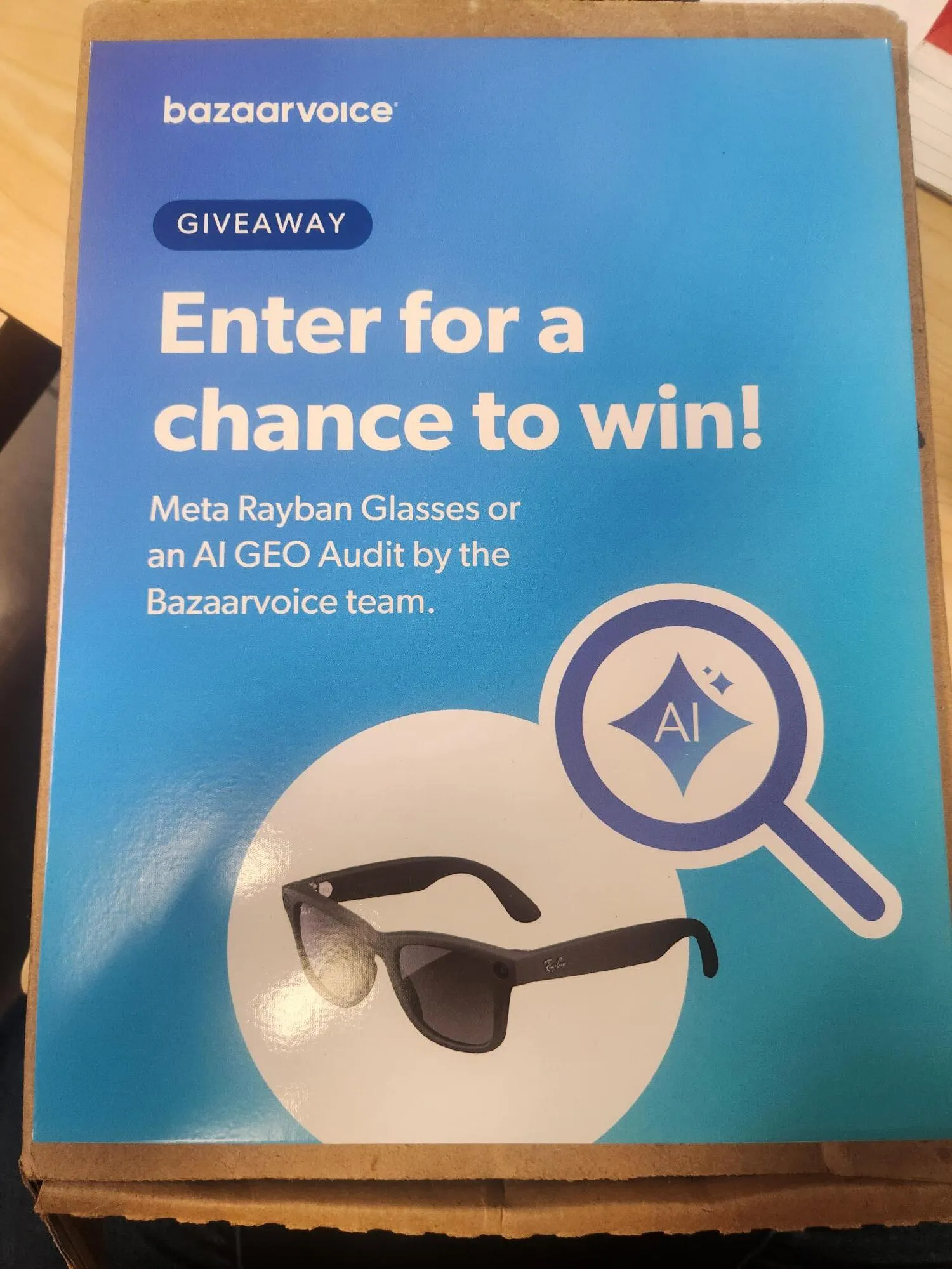 Bazaarvoice Giveaway Board