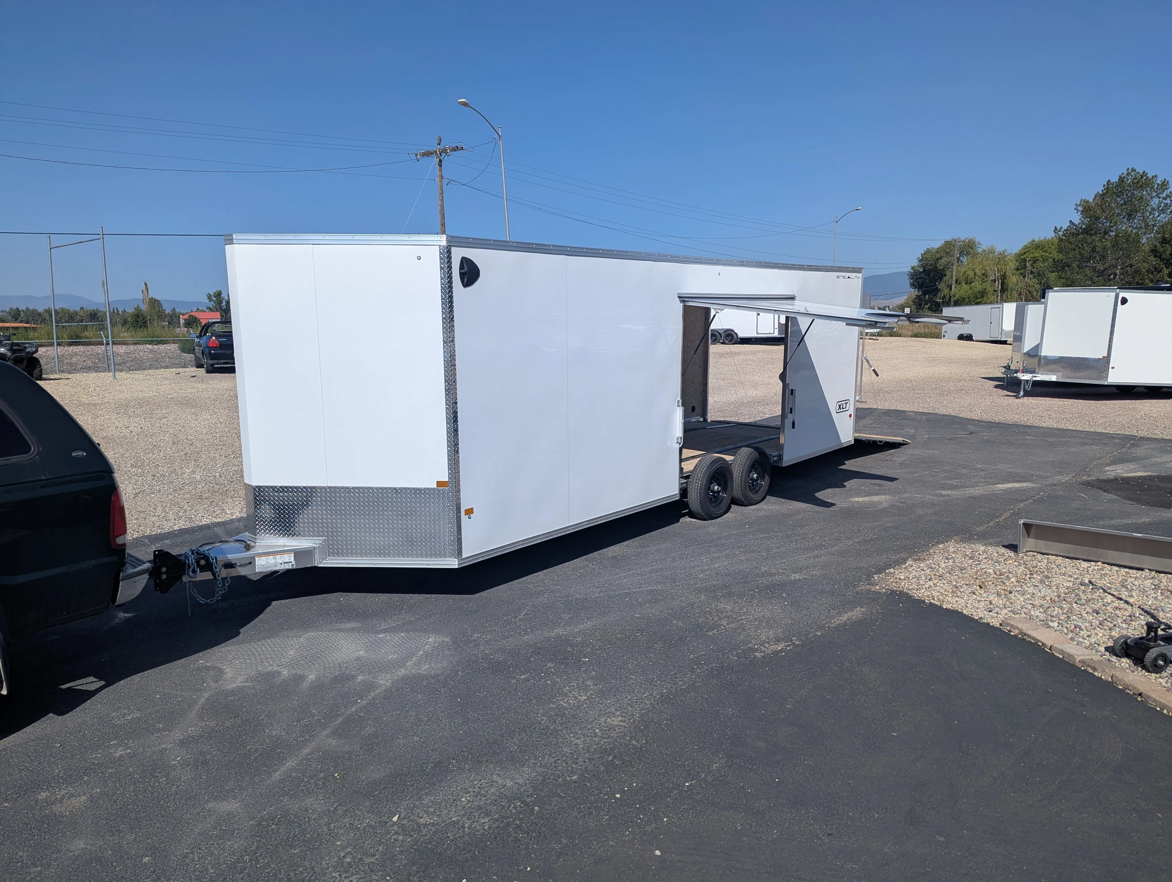 Stealth Car Hauler 8.5 x 24 Elite Door