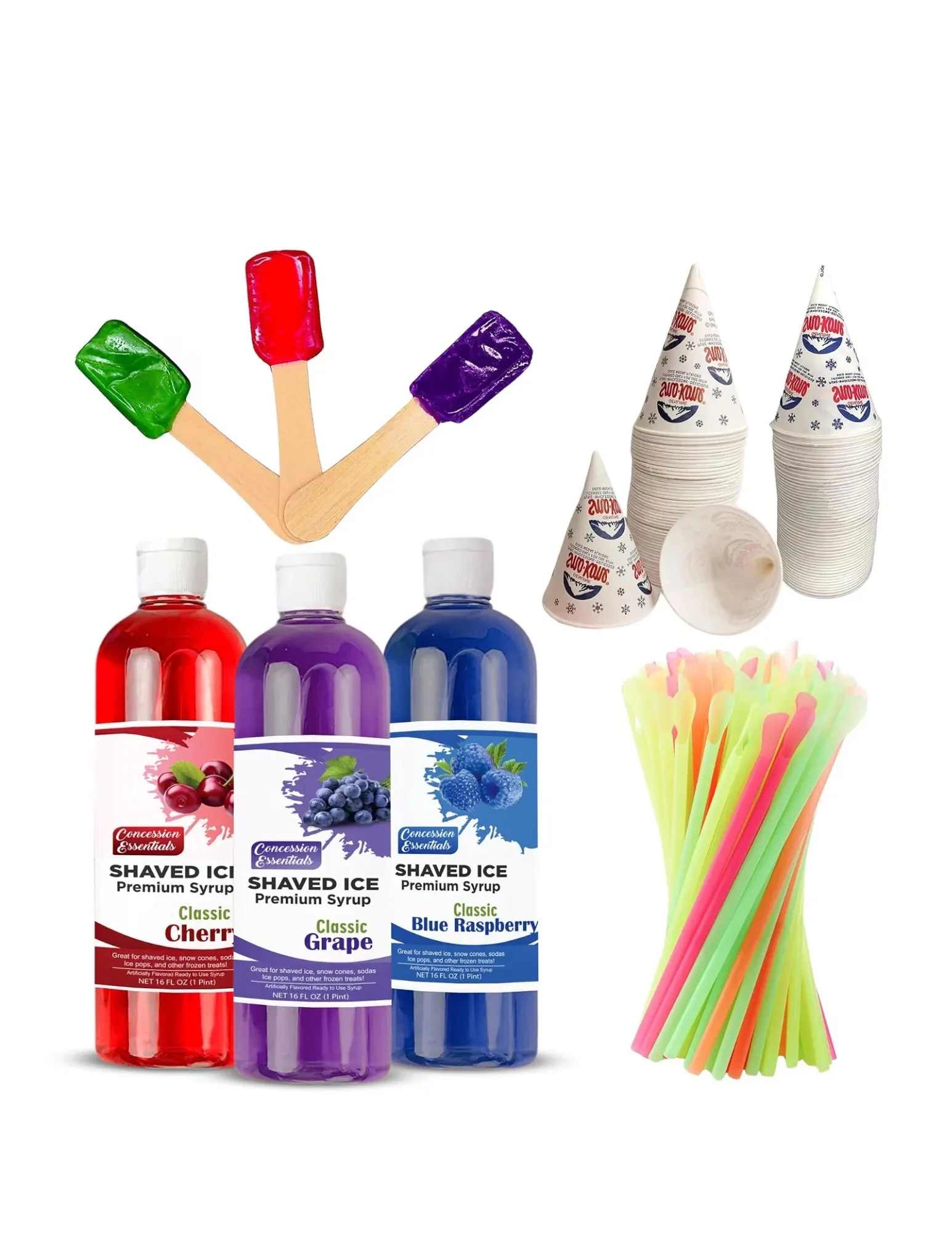Complete Snow Cone Starter Kit 