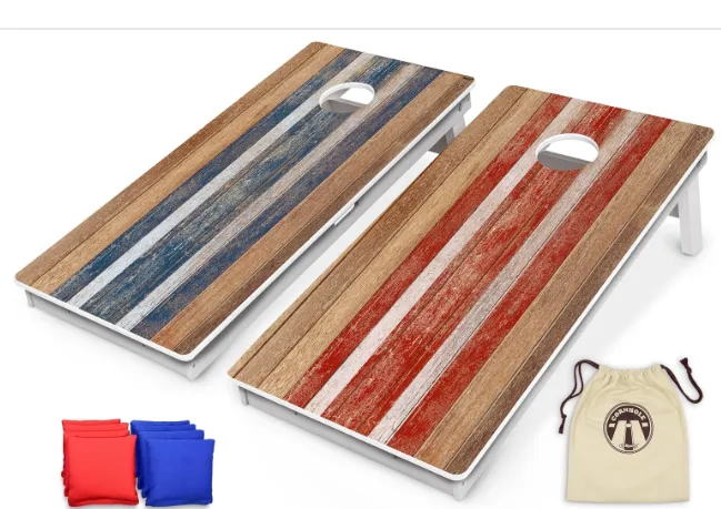 Cornhole, Regulation Size-Rustic design