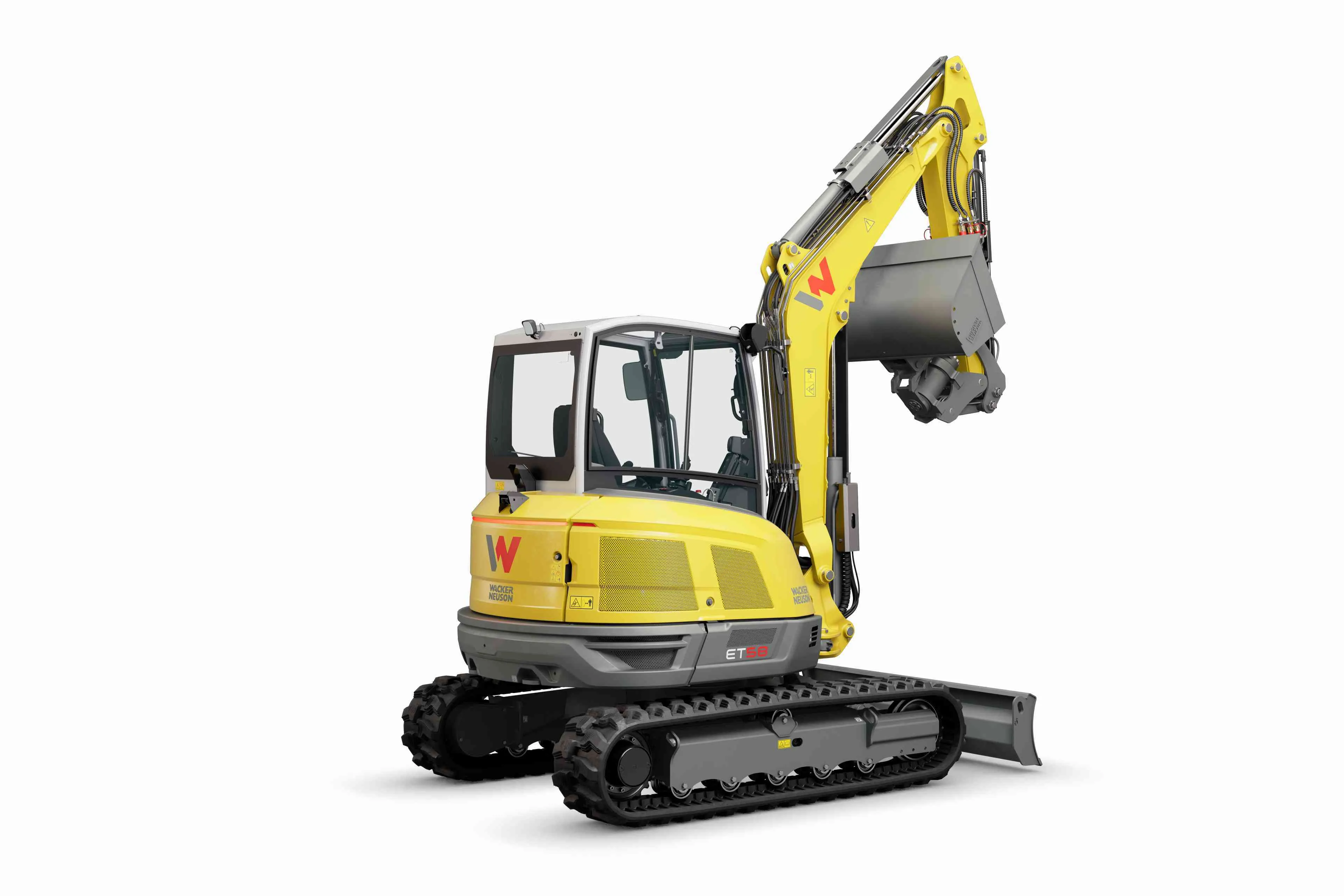 Wacker Neuson ET58 + Draaikantelstuk