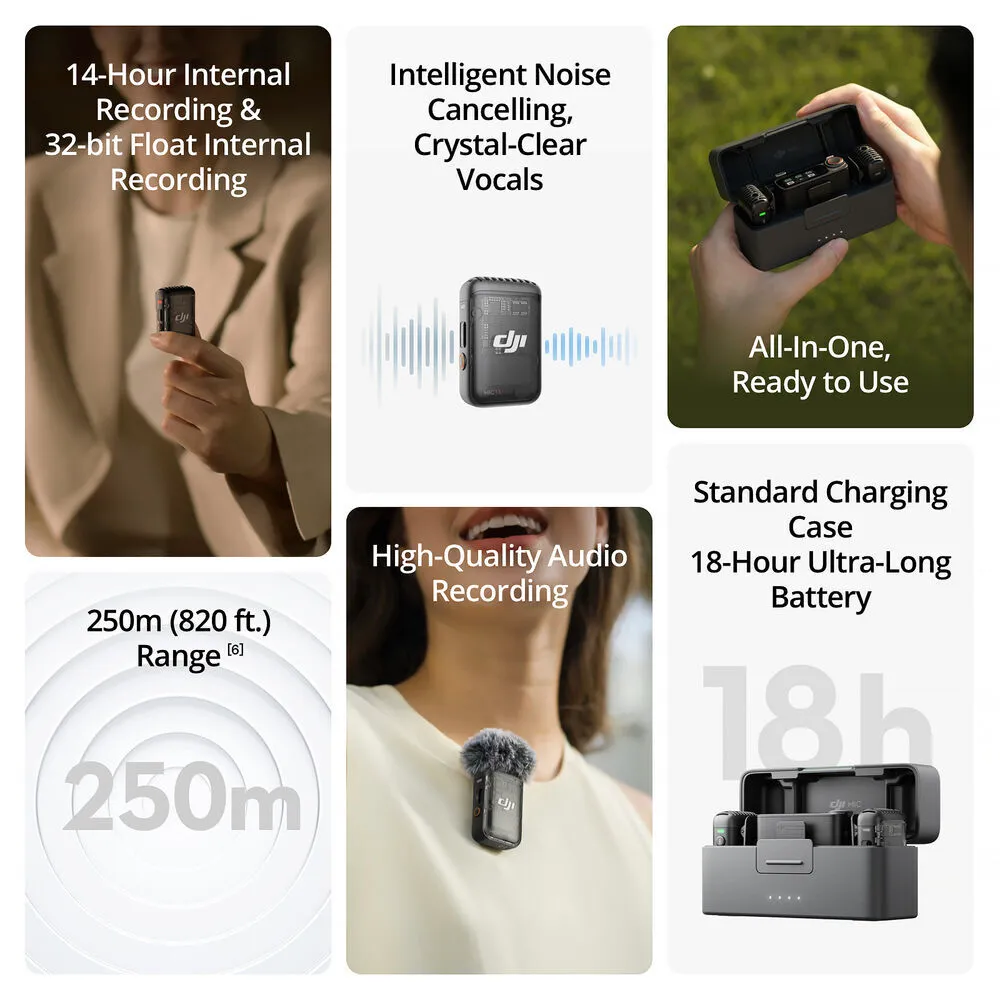 DJI Mic 2 2 Person Wireless Microphones