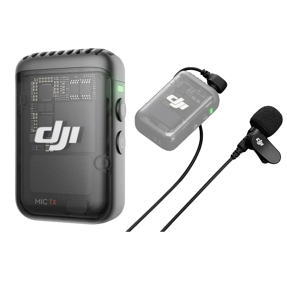 DJI Mic 2 - Single Mic Pack & Wired Lav Mic