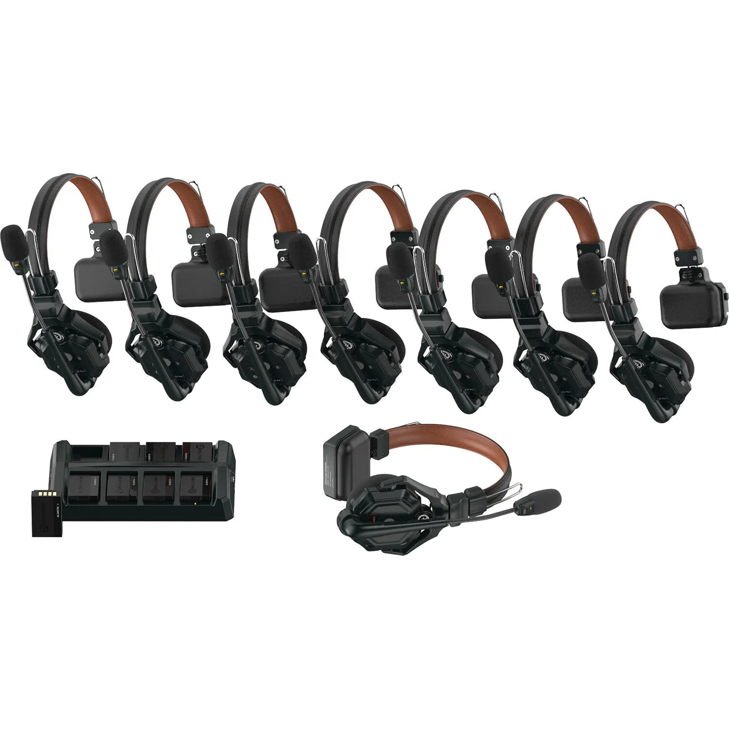 Hollyland Solidcom C1 Pro-8S Full-Duplex ENC Wireless Intercom System w/ 8 Headsets (1.9 GHz)