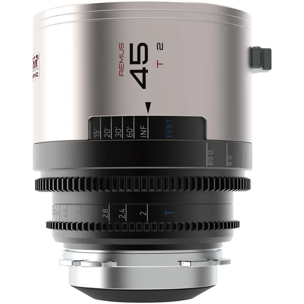 Blazar Remus 45mm T2.0 1.5x Anamorphic Lens Silver Flare (PL Mount)