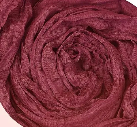 Burgundy Cheesecloth Runner