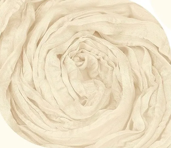Ivory Cheesecloth Runner 