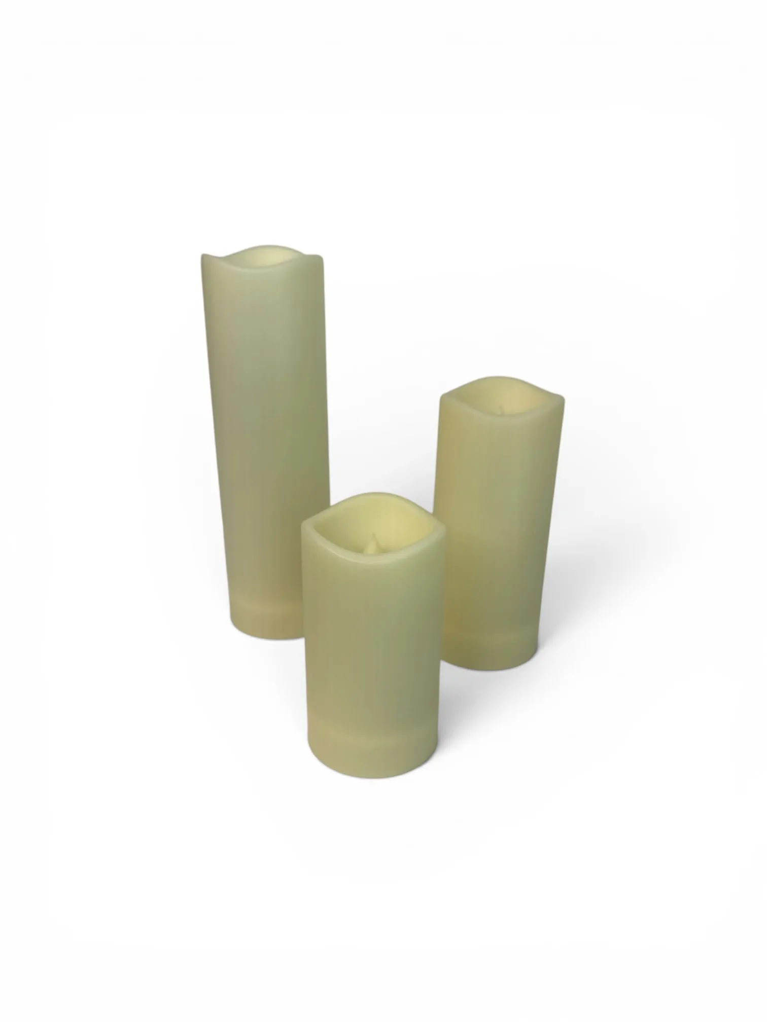 LED Pillar Candle Set (Set of 3)