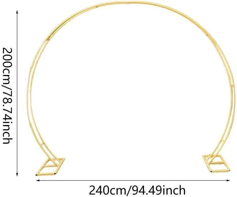 Double Round Gold Arch