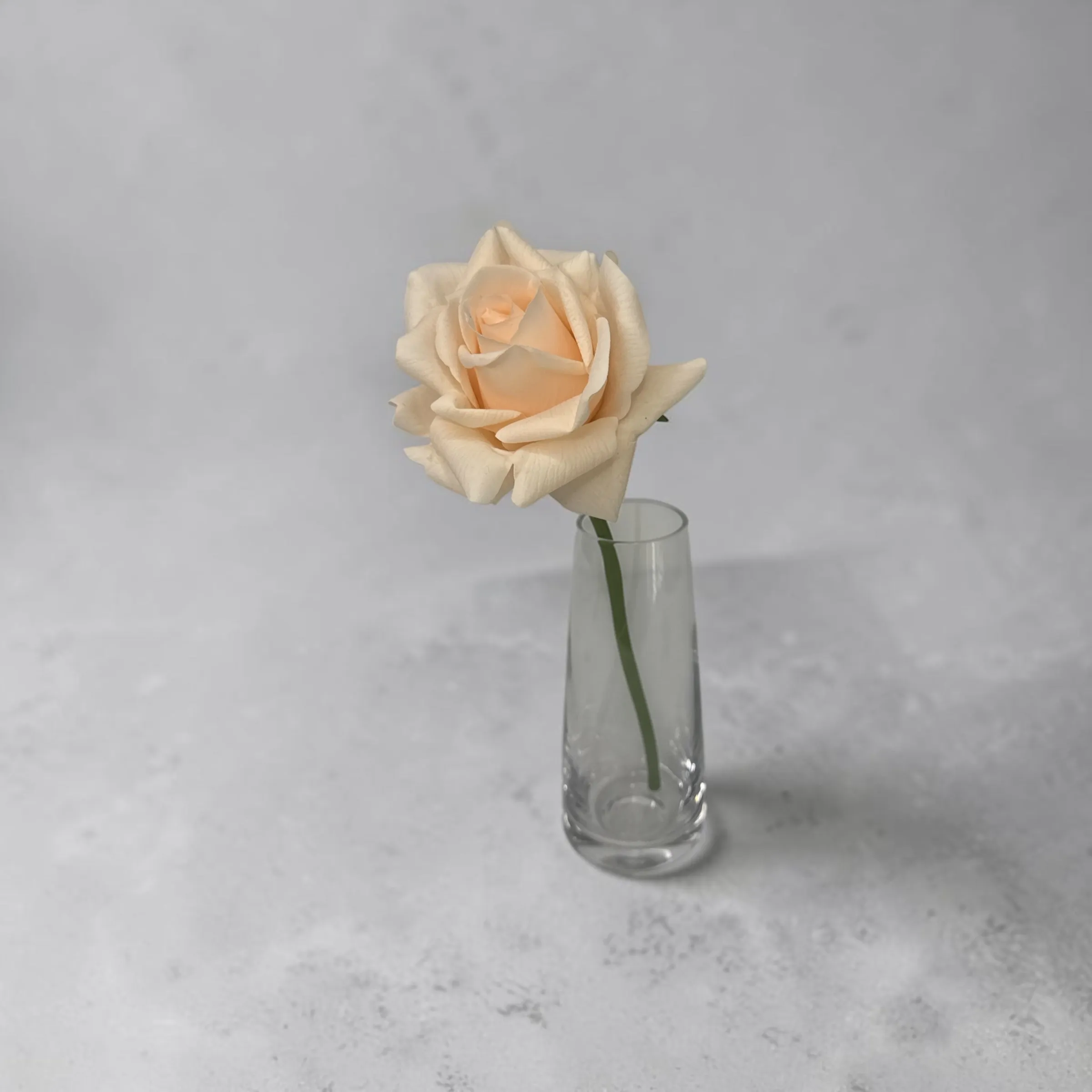 Faux Peach Rose