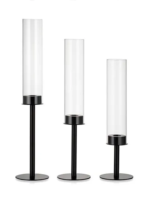 3 Tier Hurricane Candle Holders Set