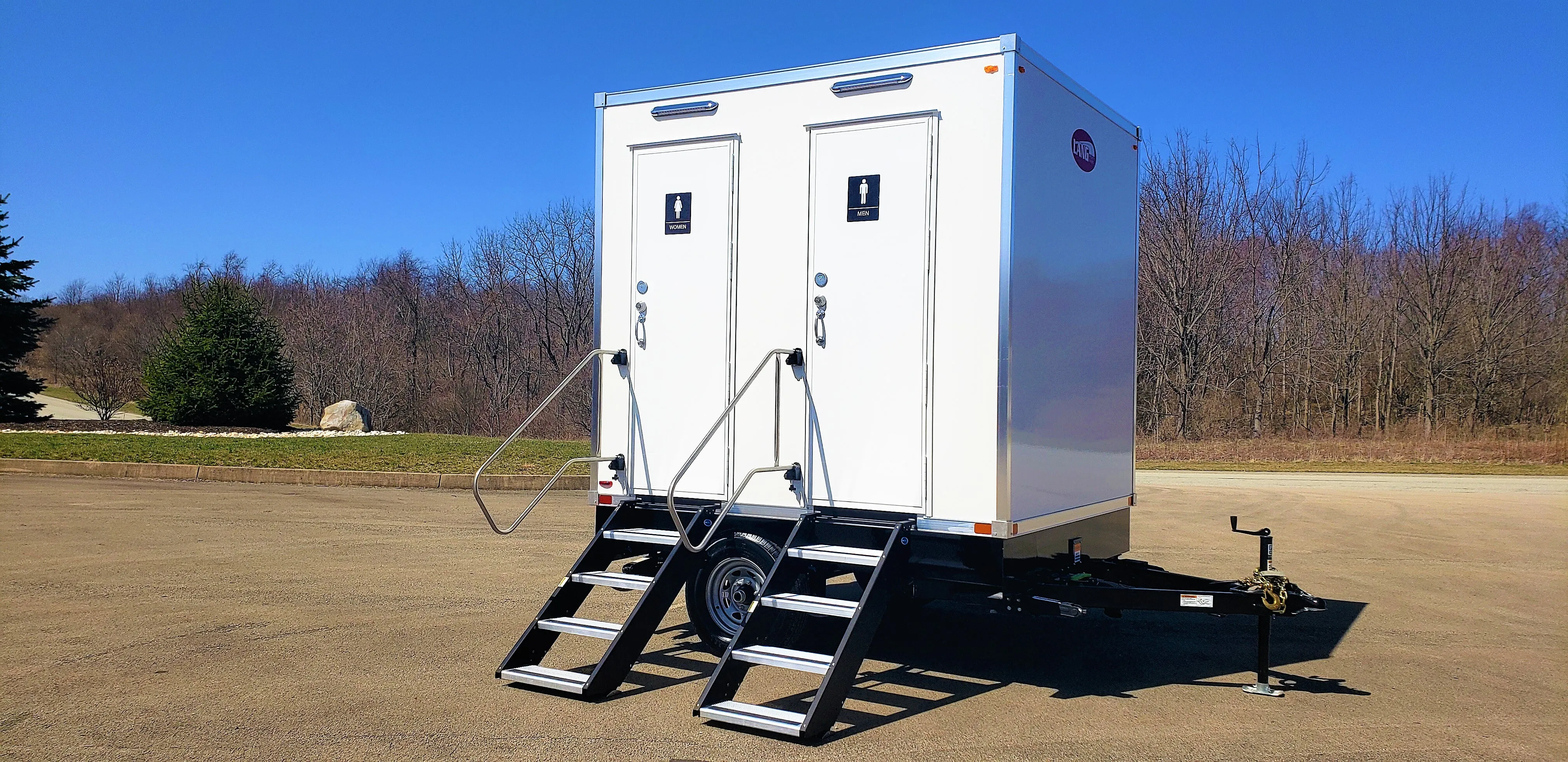 2 STALL RESTROOM TRAILER