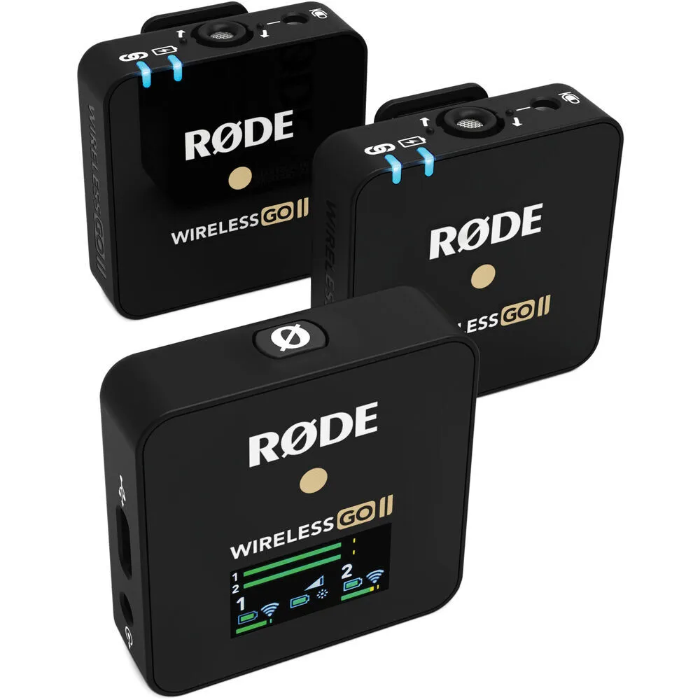 RODE Wireless GO II (TX+TX+RX) (Dual) + Charge Case