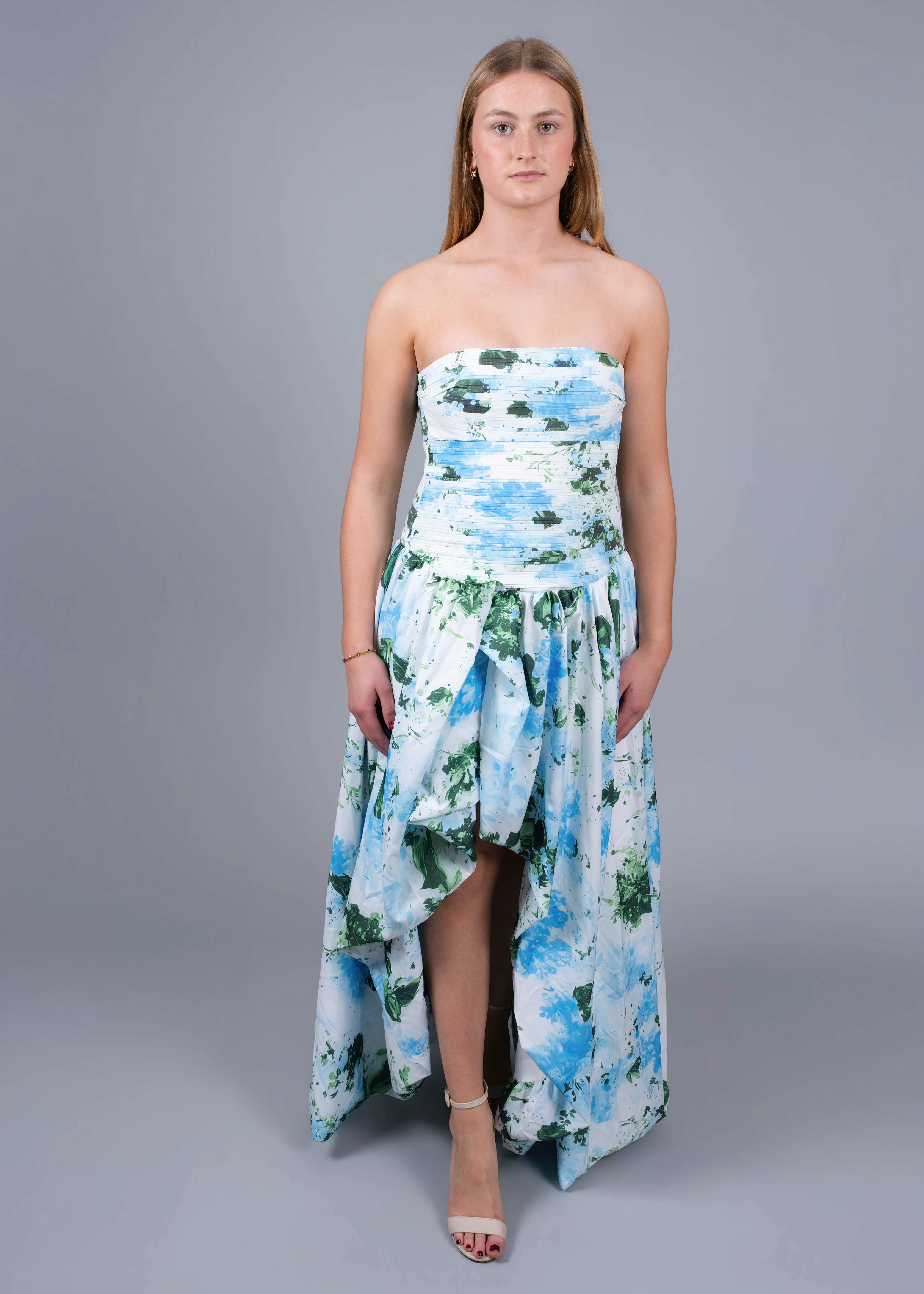 MISS ROSIER - Parastoo Pleated Maxi Dress