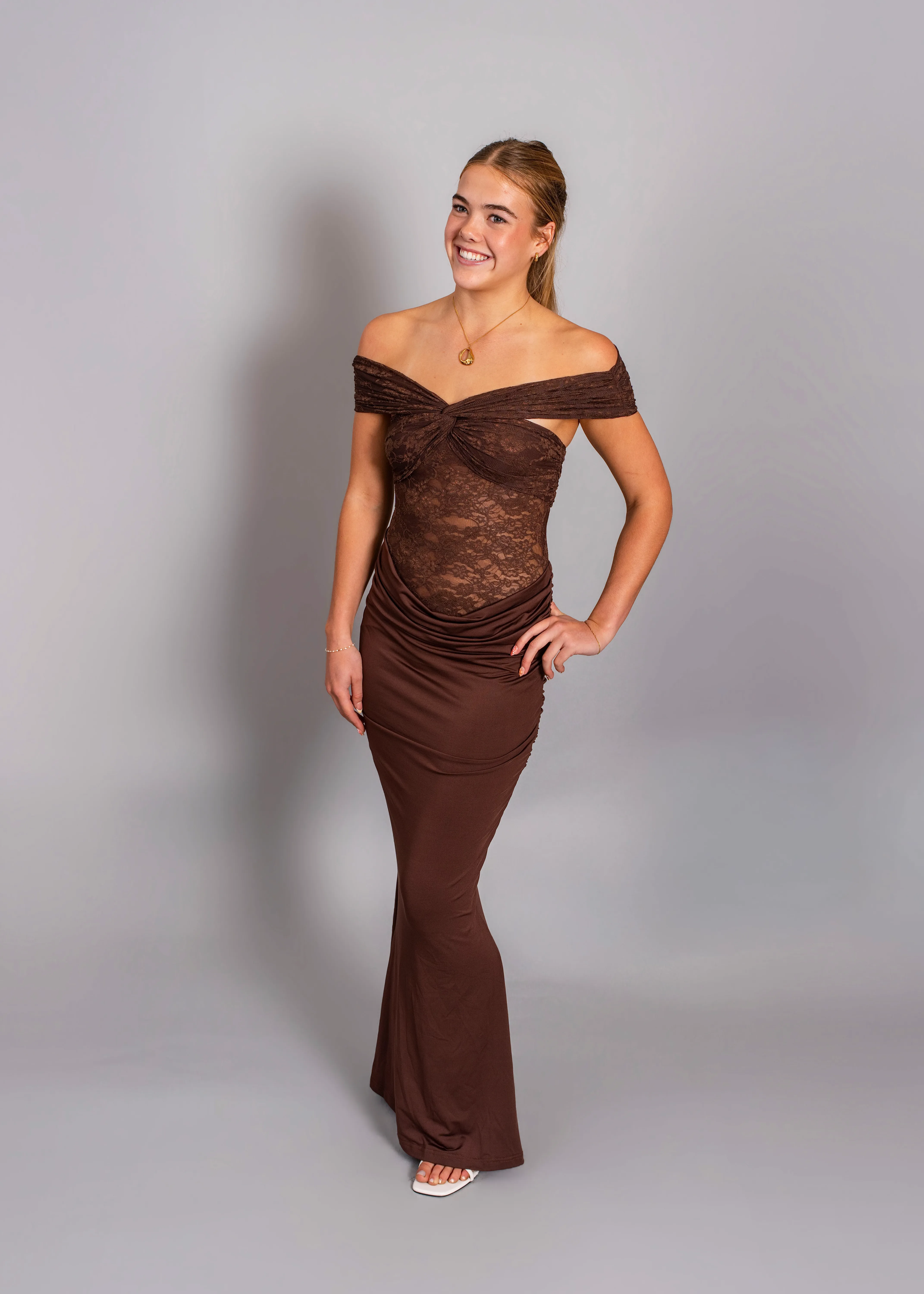 PEPPER MAYO - Either way maxi in chocolate 