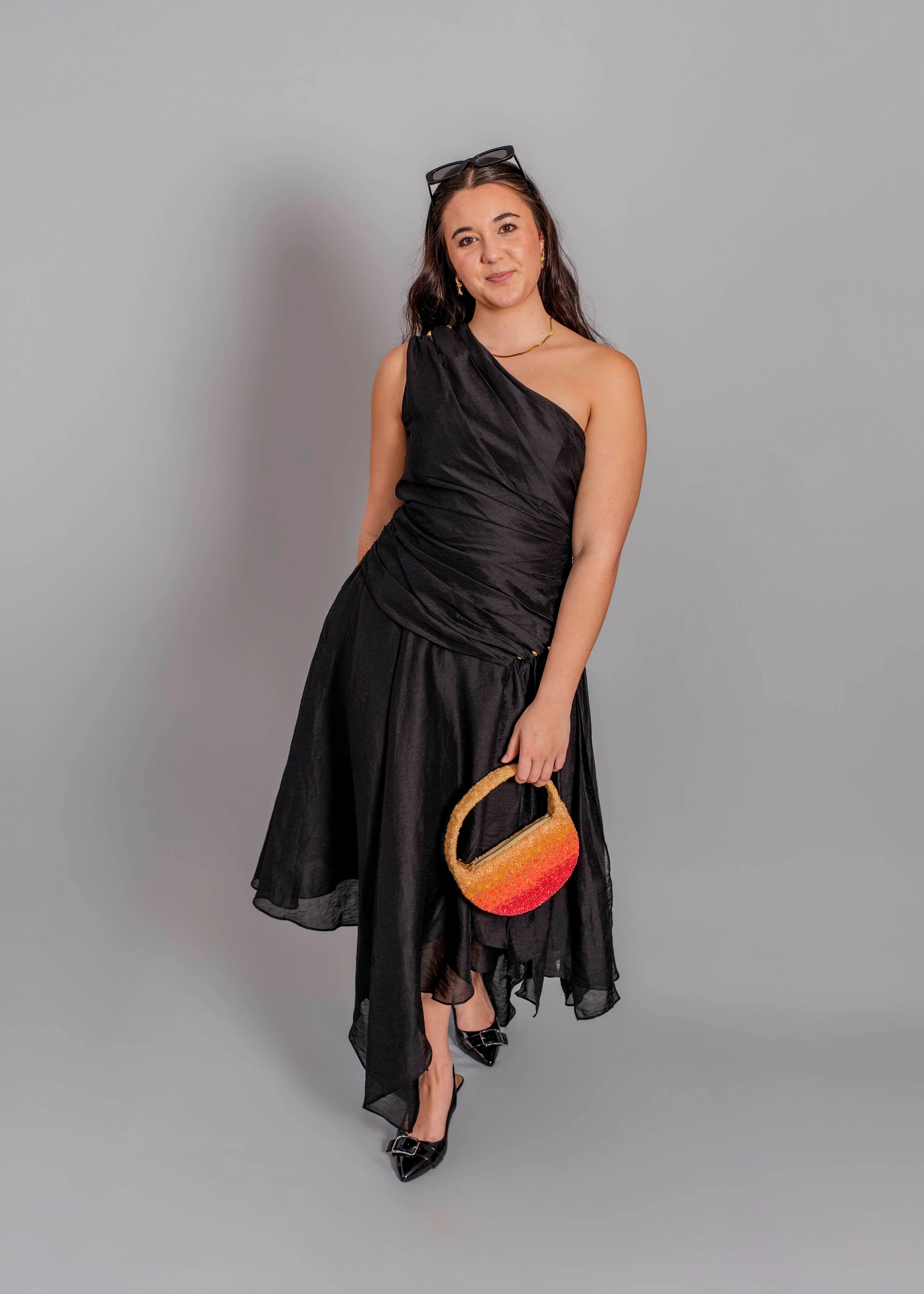 AJE - Capture maxi dress in black 