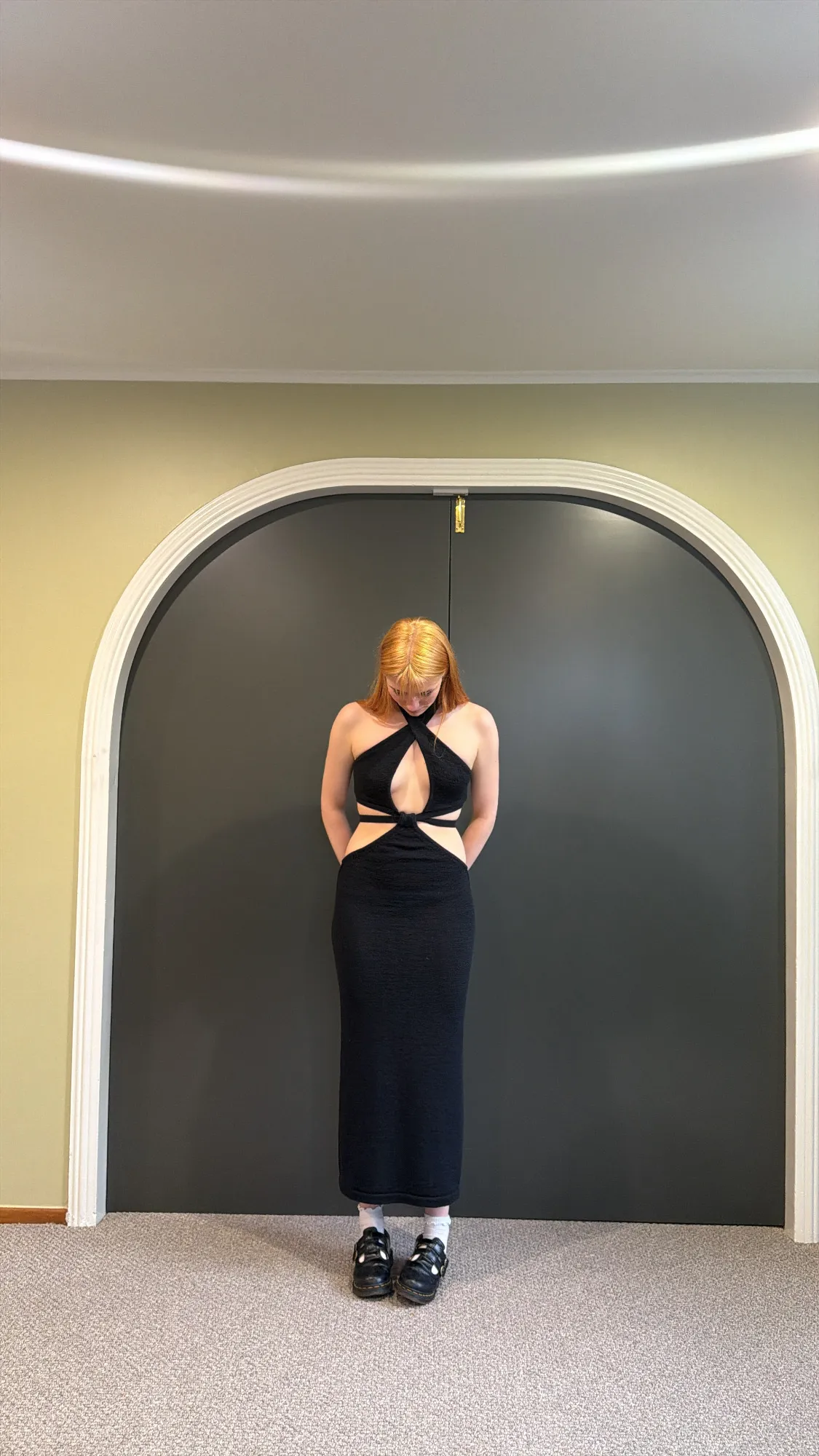 CULT GAIA - Aziza knit dress in black 