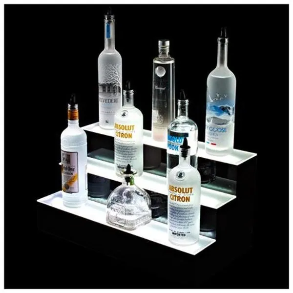 Illuminated Bottle Shelf