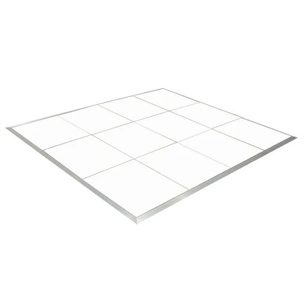 Indoor White Gloss Dance Floor Panels