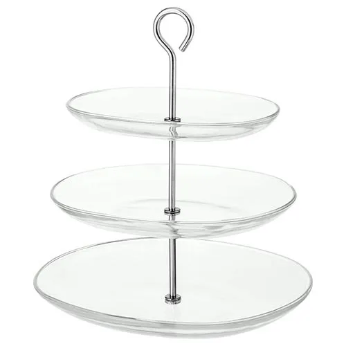 Glass Tiered Stand