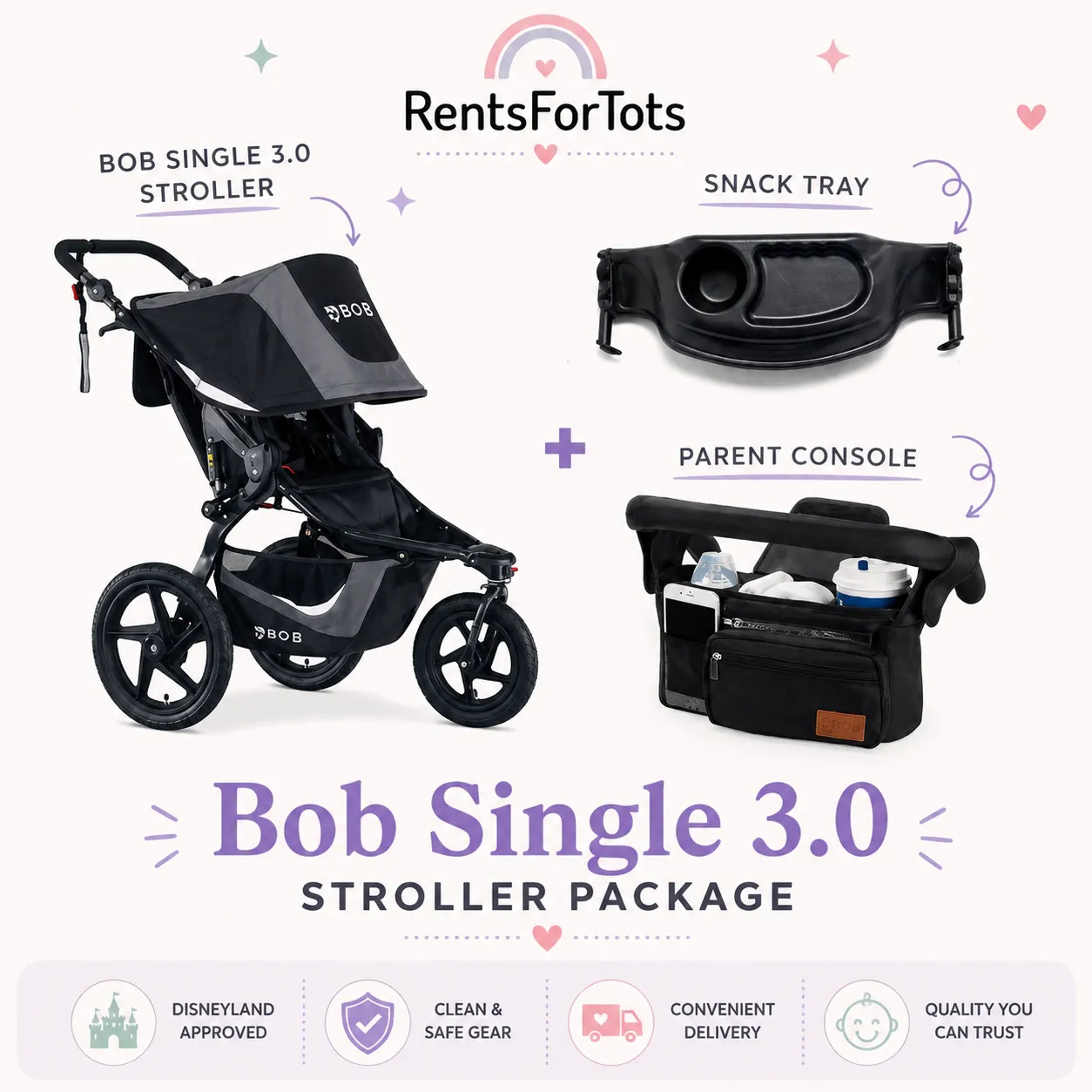 Bob Single Stroller Package 