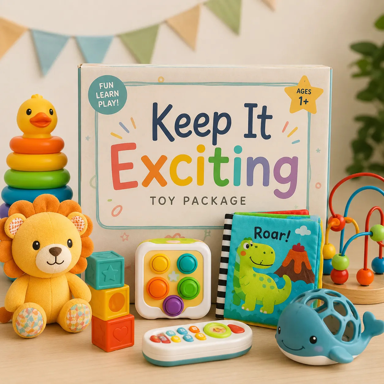 Keep It Exciting Toy Bin