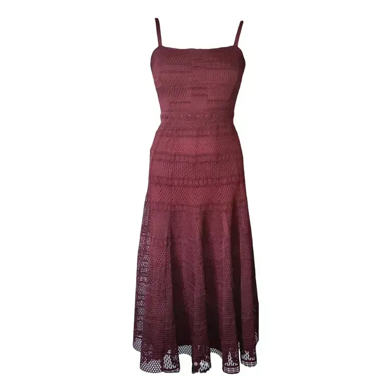 Sandro Lace Midi Dress 