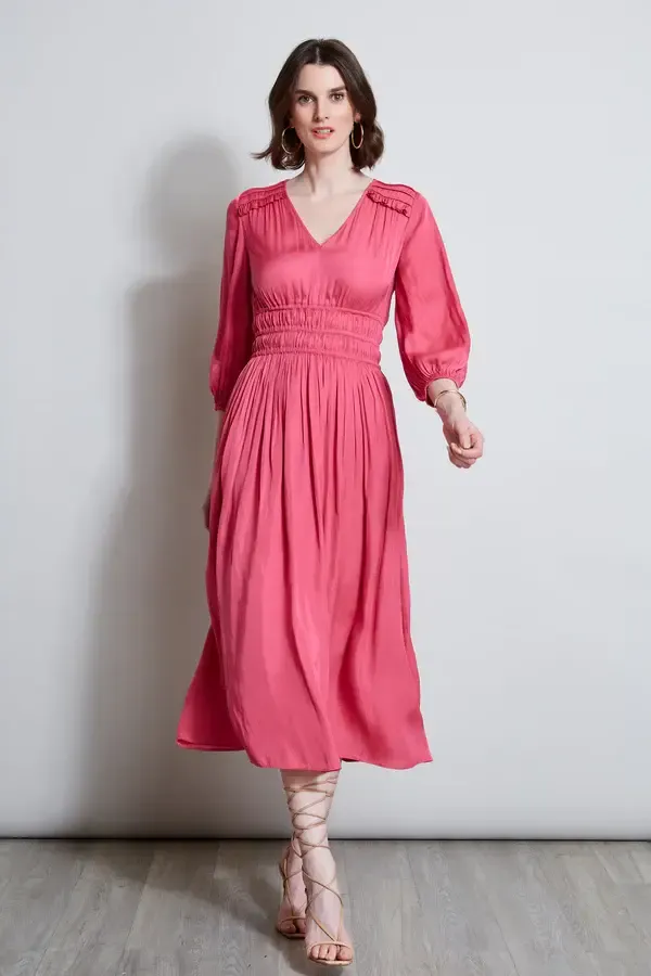 Tahari Bombay Pink Dress
