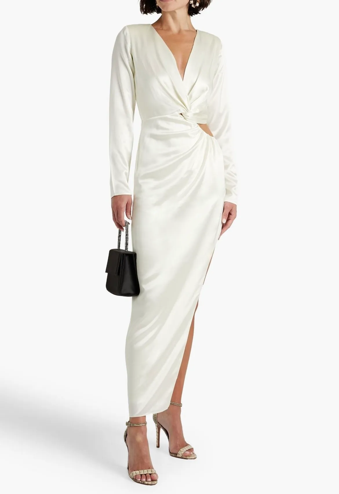 Nicholas Alezia Satin Maxi Dress