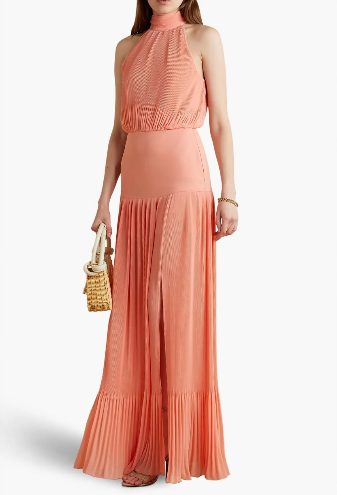 Veronica Beard Lilliana Coral Gown