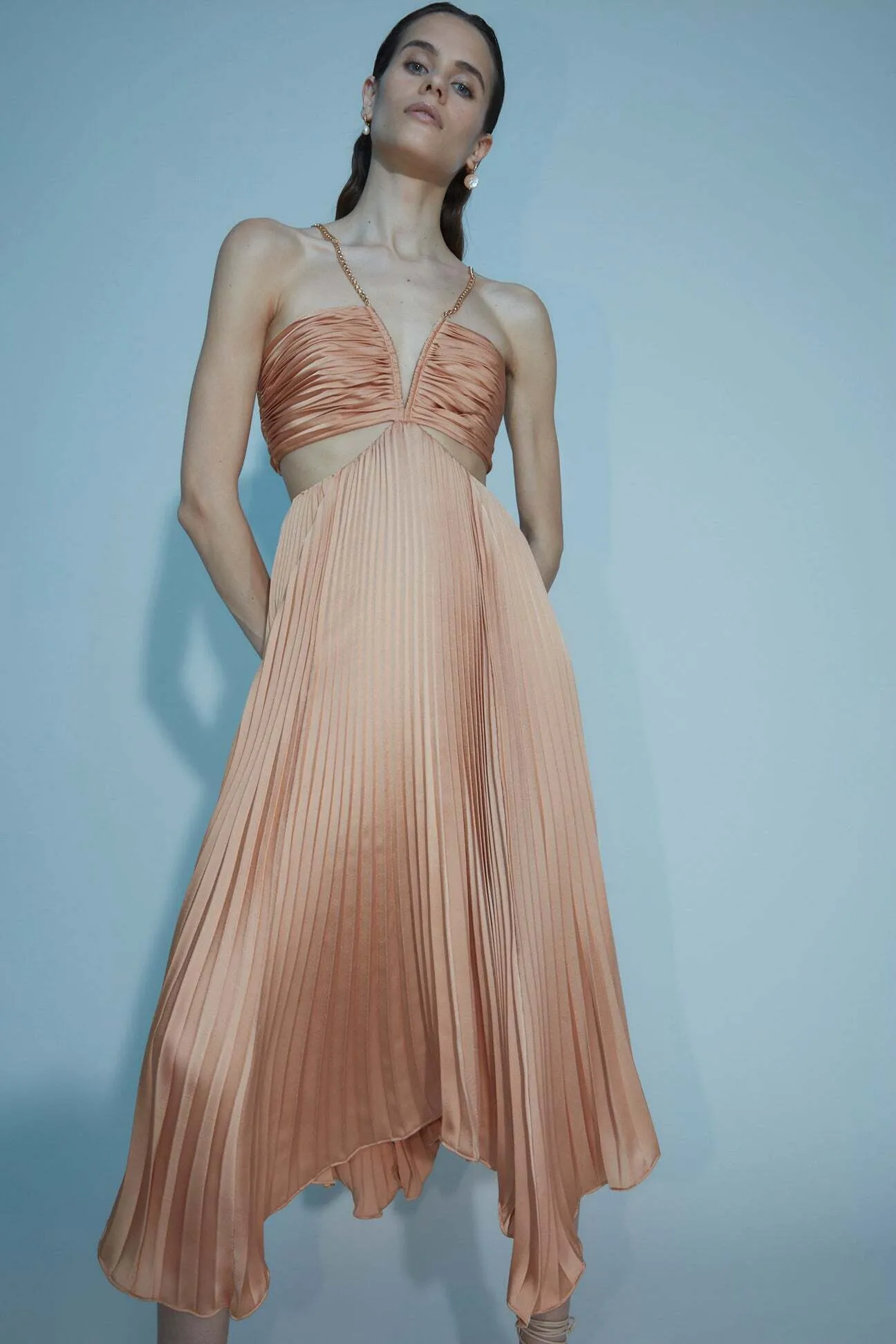 Aiifos Evie Dress in Camel