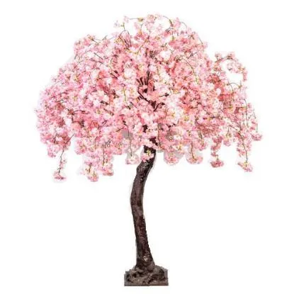 220cm Deluxe Artificial blossom tree pink