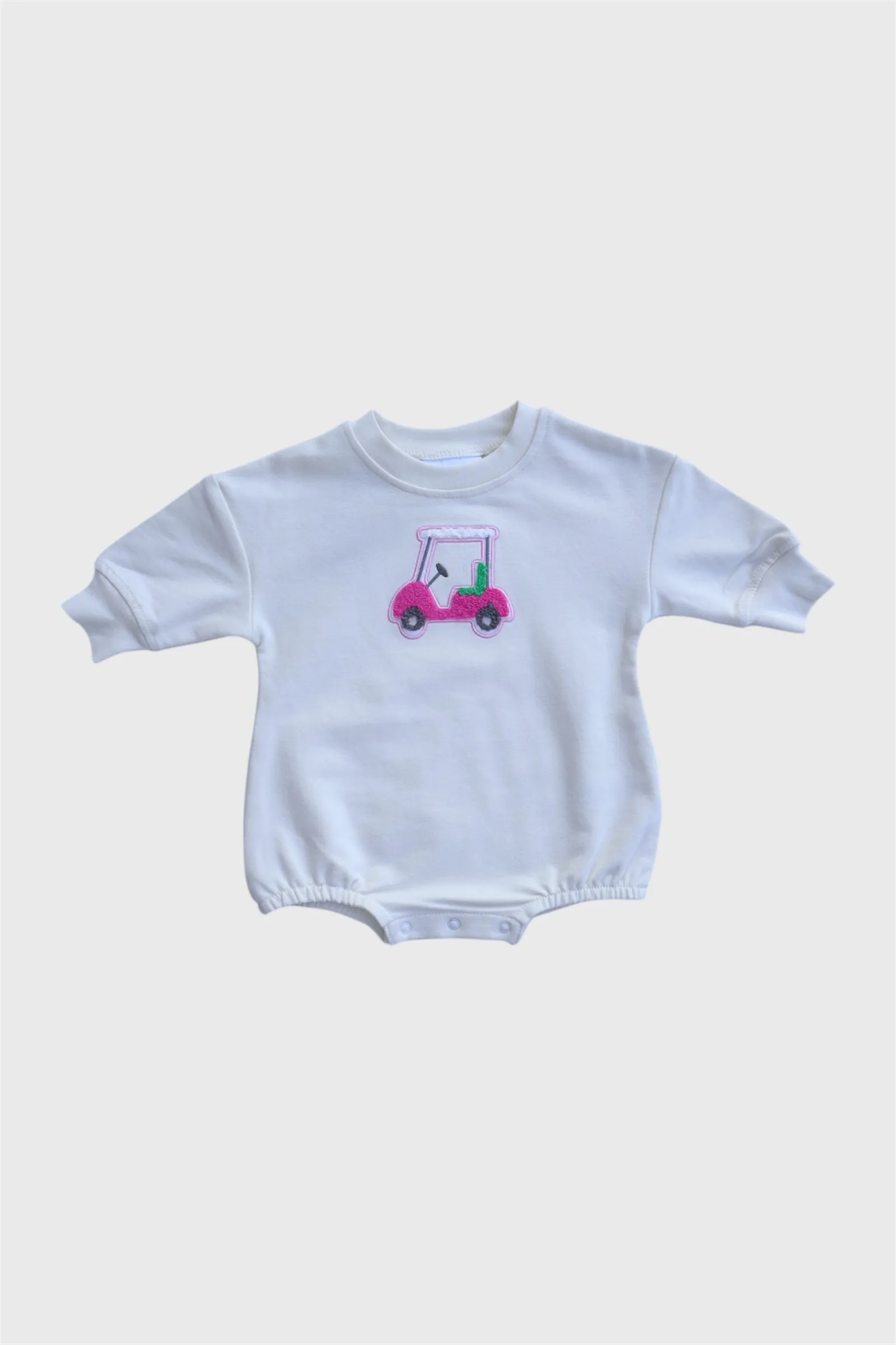ANGEL DEAR Bubble Golf Cart Sweatshirt (Pink)