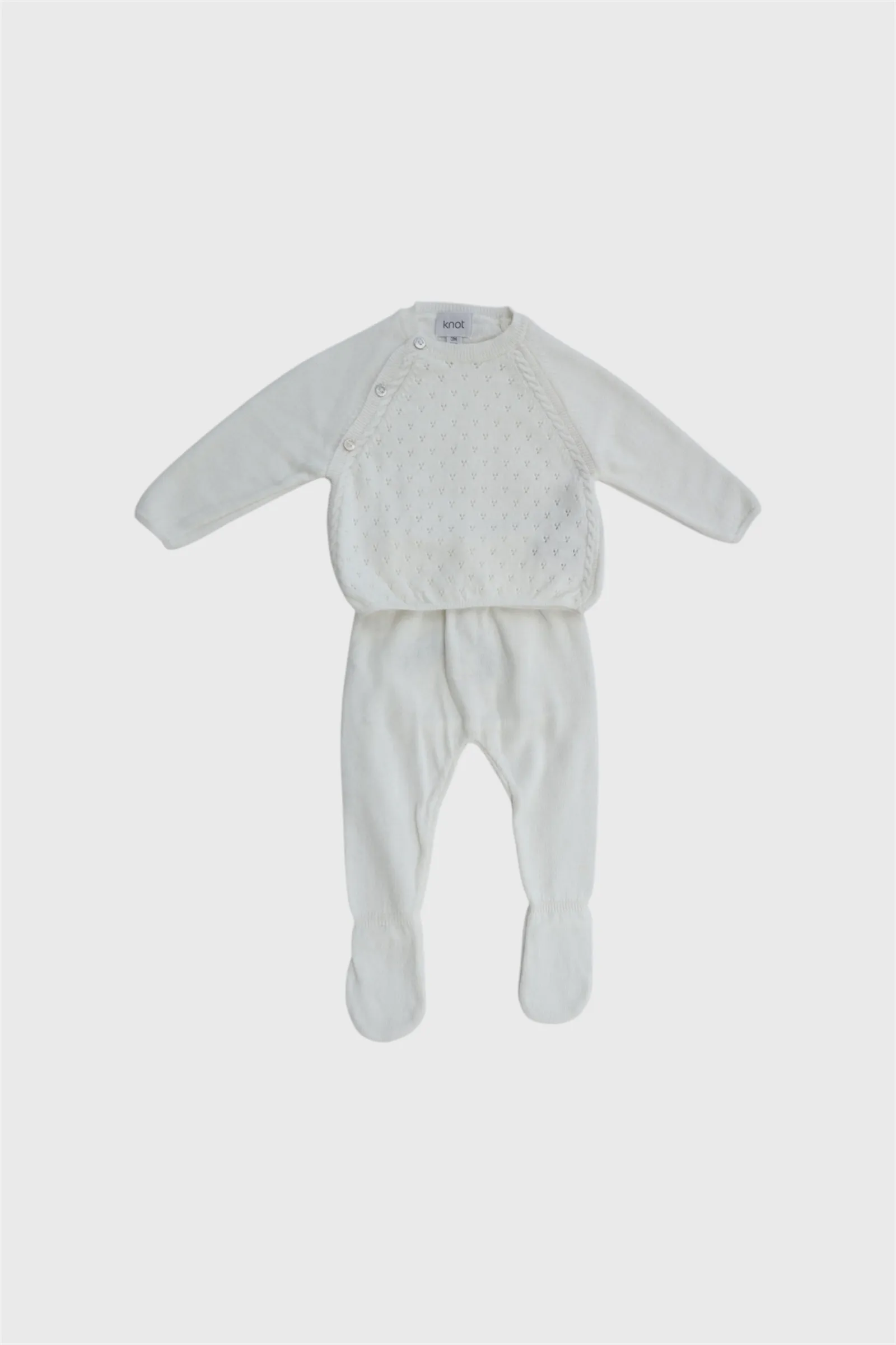 KNOT Newborn Cotton Knit Set