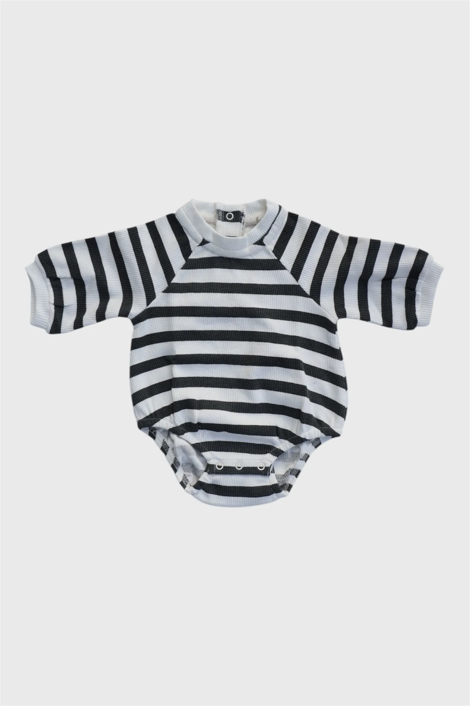 MAKEMAKE ORGANICS Stripes Bubble Romper
