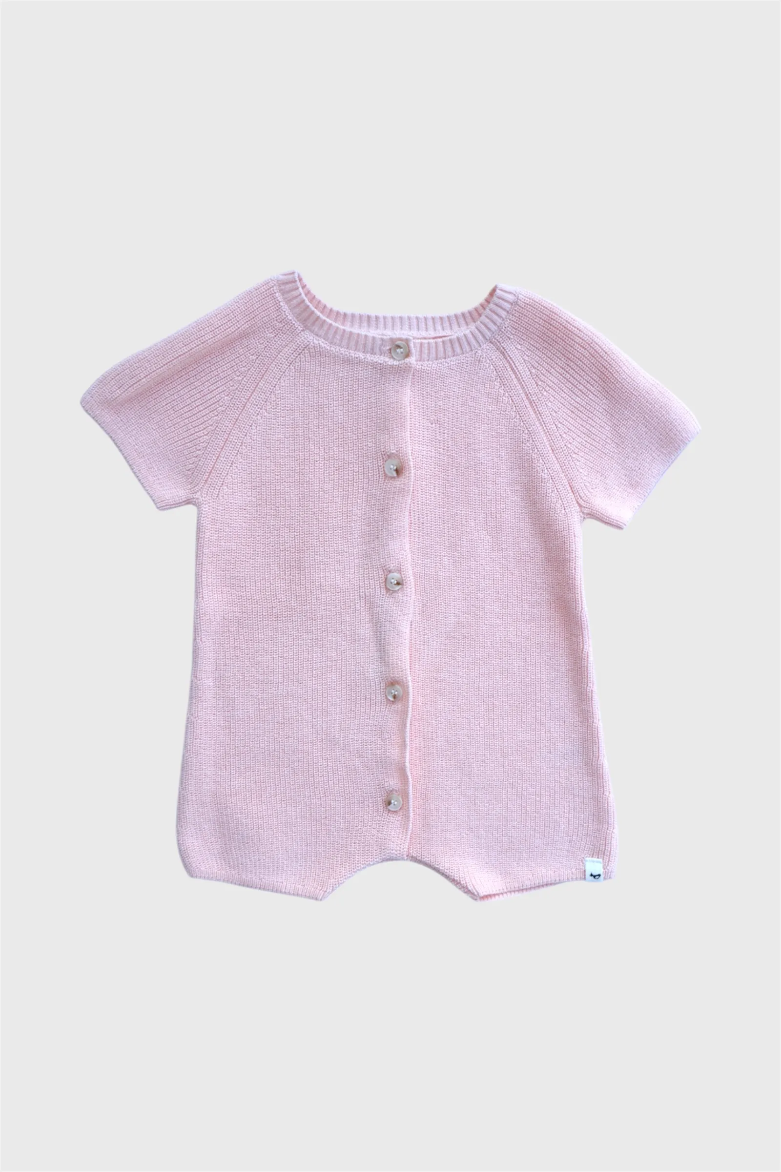 OH BABY! Country Club Knitted Romper (Pink)