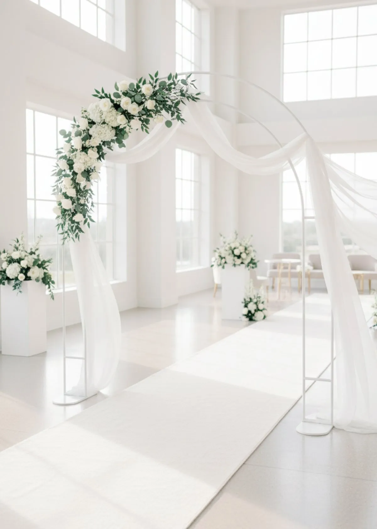 Ceremony Arch White 