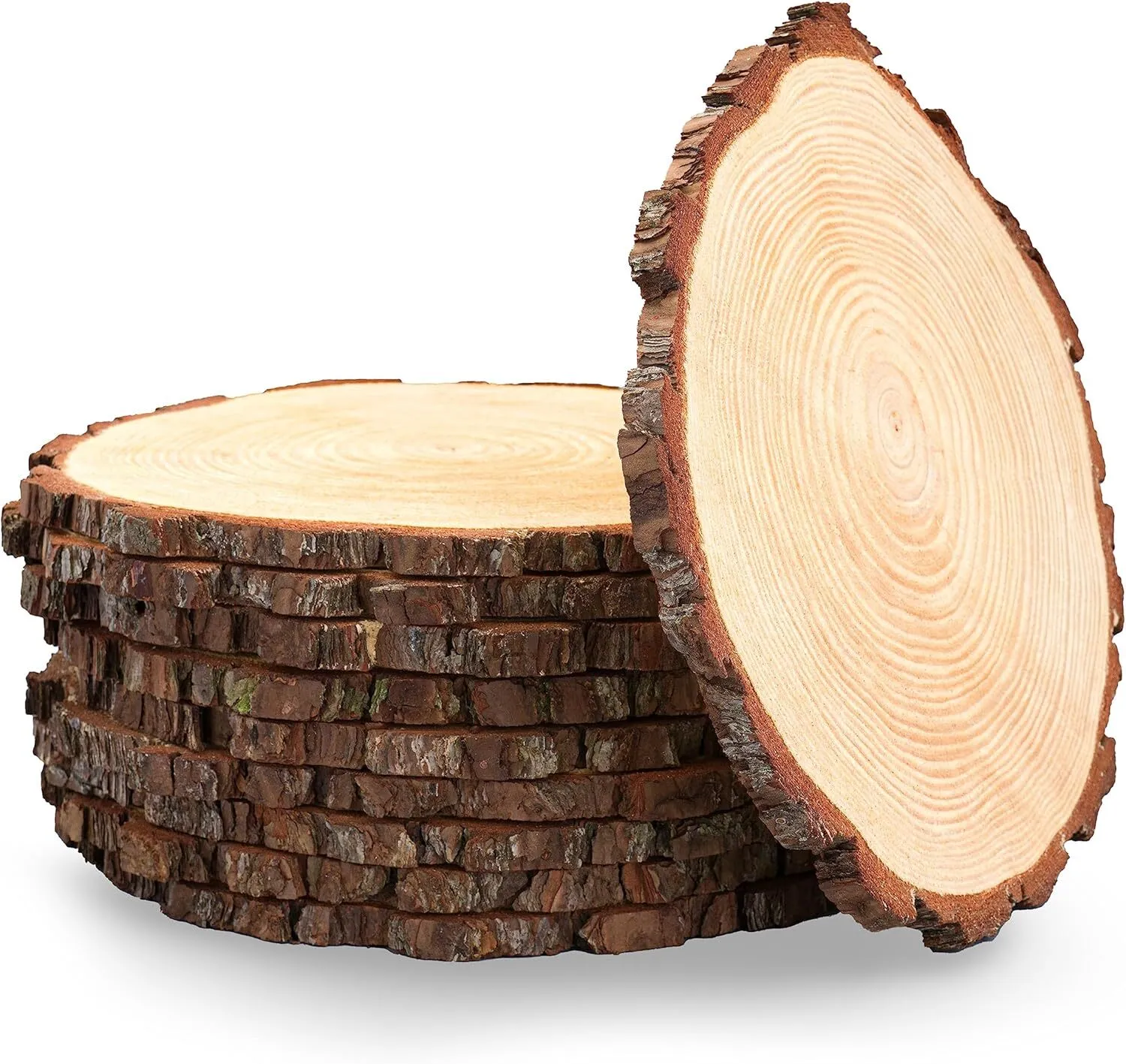 Rustic Wood Slices (11–13”)