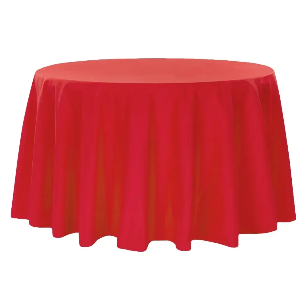 Round Tablecloth Red 120"