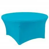Spandex Round Modern Blue 5ft