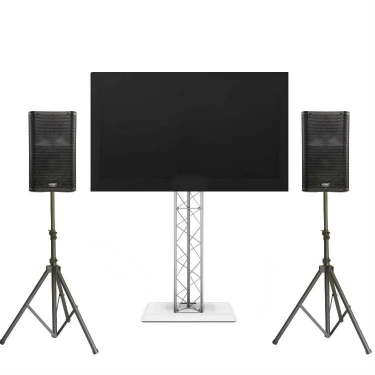 TV on Truss With Speakers 